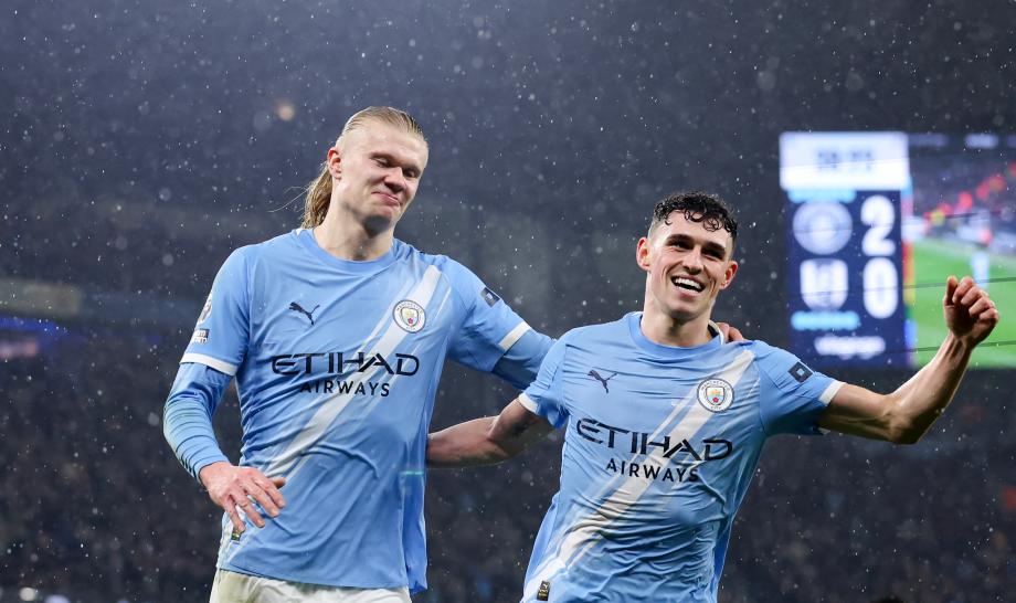 fb体育-英超-塞梅尼奥传射哈兰德破门 曼城3-0胜富勒姆