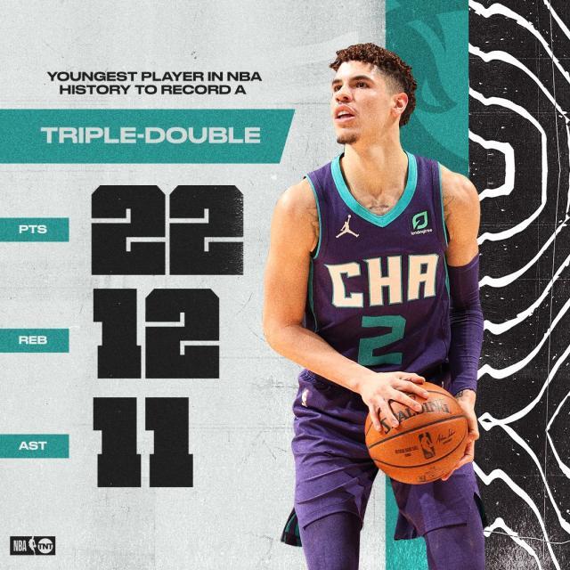 1610247603977088850.jpg fb体育-22+12+11!三球成NBA历史最年轻三双先生 天赋尽显